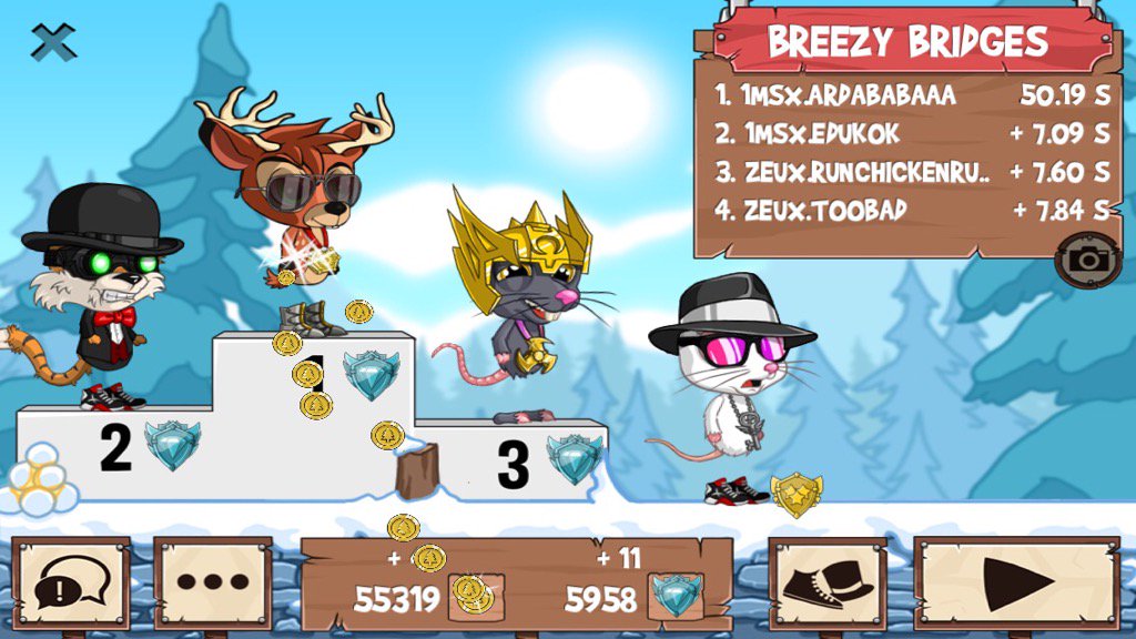 ardababaaa1's tweet photo. Get on my level, son! #funrun2 #edukok #RunChickenRun #TooBad https://t.co/Lrm70zbj47