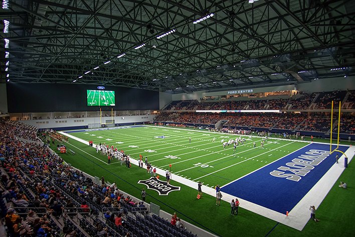 #ChampsCollide tonight at 5 &amp; 8:30pm for the <a href="/GEICOBowlSeries/">GEICO Bowl Series</a> at #TheStar in #FriscoTX! 🏈 Get tickets at geicobowlseries.com.