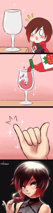 Pinky out like a true lady~

#RWBY #finewine 