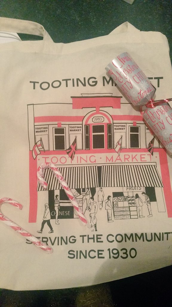Thank you so much best market in the world - <a href="/TootingMarket/">Tooting Market</a> what a lovely present. 😊