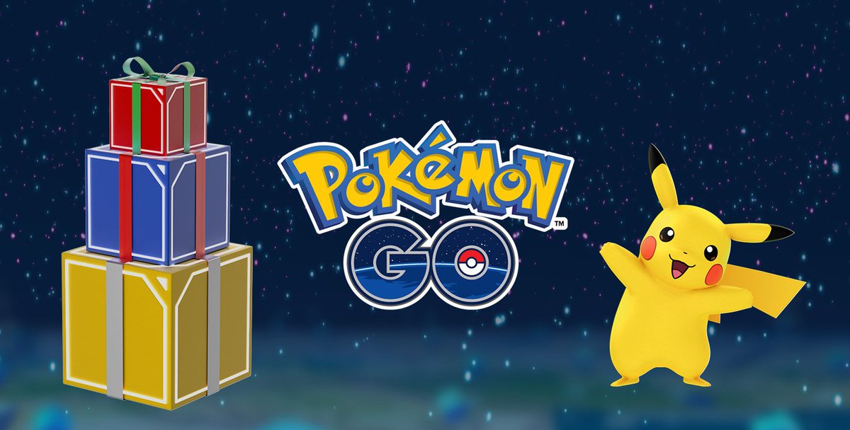 TheSilphRoad's tweet photo. Holiday Event Time! Dec 25: Increased Gen 2 hatches + FREE INCUBATOR each day. Dec 30th: Gen 1 starters become more common + 60min lures! https://t.co/6NVRtSIPMK