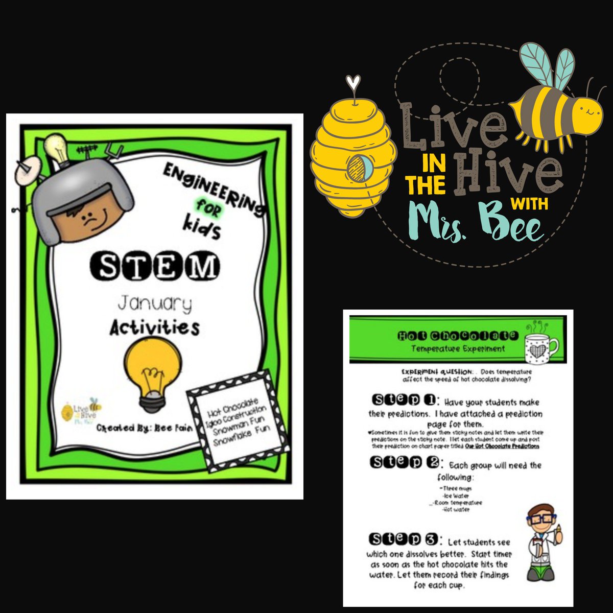 MrsBeeFain's tweet photo. STEM fun for January! Head over to my TPT store and check out some of my January items! 
https://t.co/aLWXpI13Qf https://t.co/izQY6Eg4NB