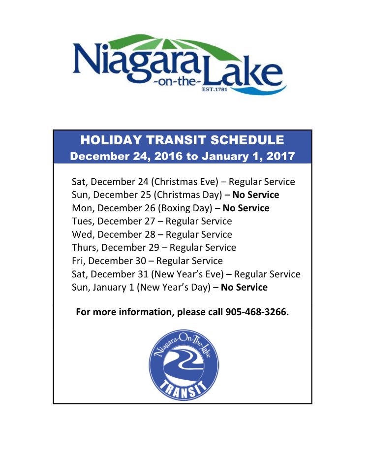 NOTL Transit tweet media