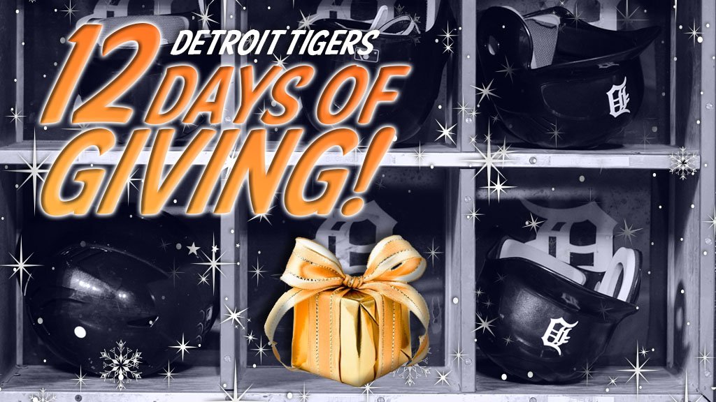 tigers's tweet photo. RT for a chance to throw out the first pitch at a #Tigers game in 2017. Thanks to all of those who participated in our 12 Days of Giving! https://t.co/yf85PoloMC