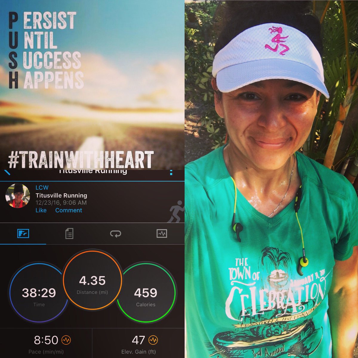 Day 29 of #rwstreak with a 4 miler... quote is totally on point when running, push your limit!