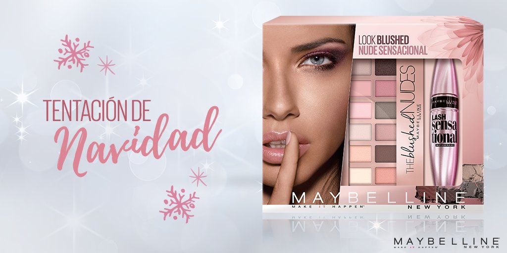 Maybelline ha puesto The Blushed Nudes y Color Sensational en un maravilloso pack 😍 para regalar esta Navidad 🎄 ¡La tentación es grande!