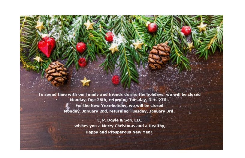 EpDoyle's tweet photo. Merry Christmas and Happy New Year from #epdoyle! https://t.co/fK3bzQ6a5O