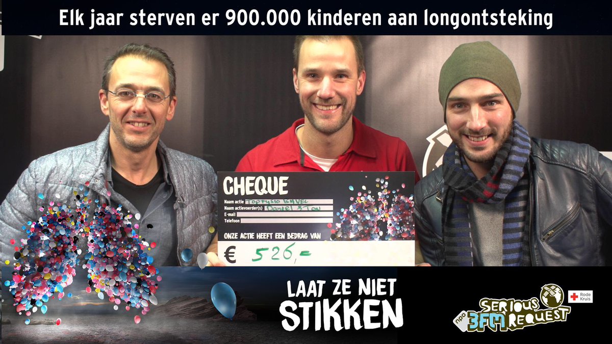 Vanmiddag onze cheque voor #sr16 ingeleverd in #Breda. Iedereen super bedankt en hele fijne feestdagen toegewenst!