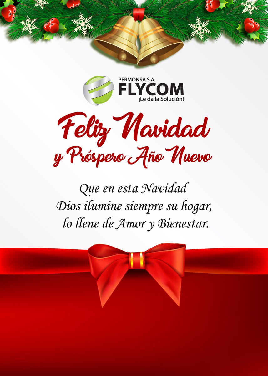 Feliz Navidad les desea Flycom!!!