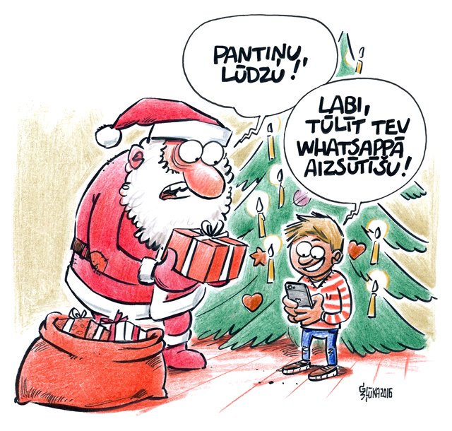 instagram.com/p/BOXvTBSAWLY/ Priecīgus! #ziemassvētki <a href="/LA_lv/">LA.LV</a>