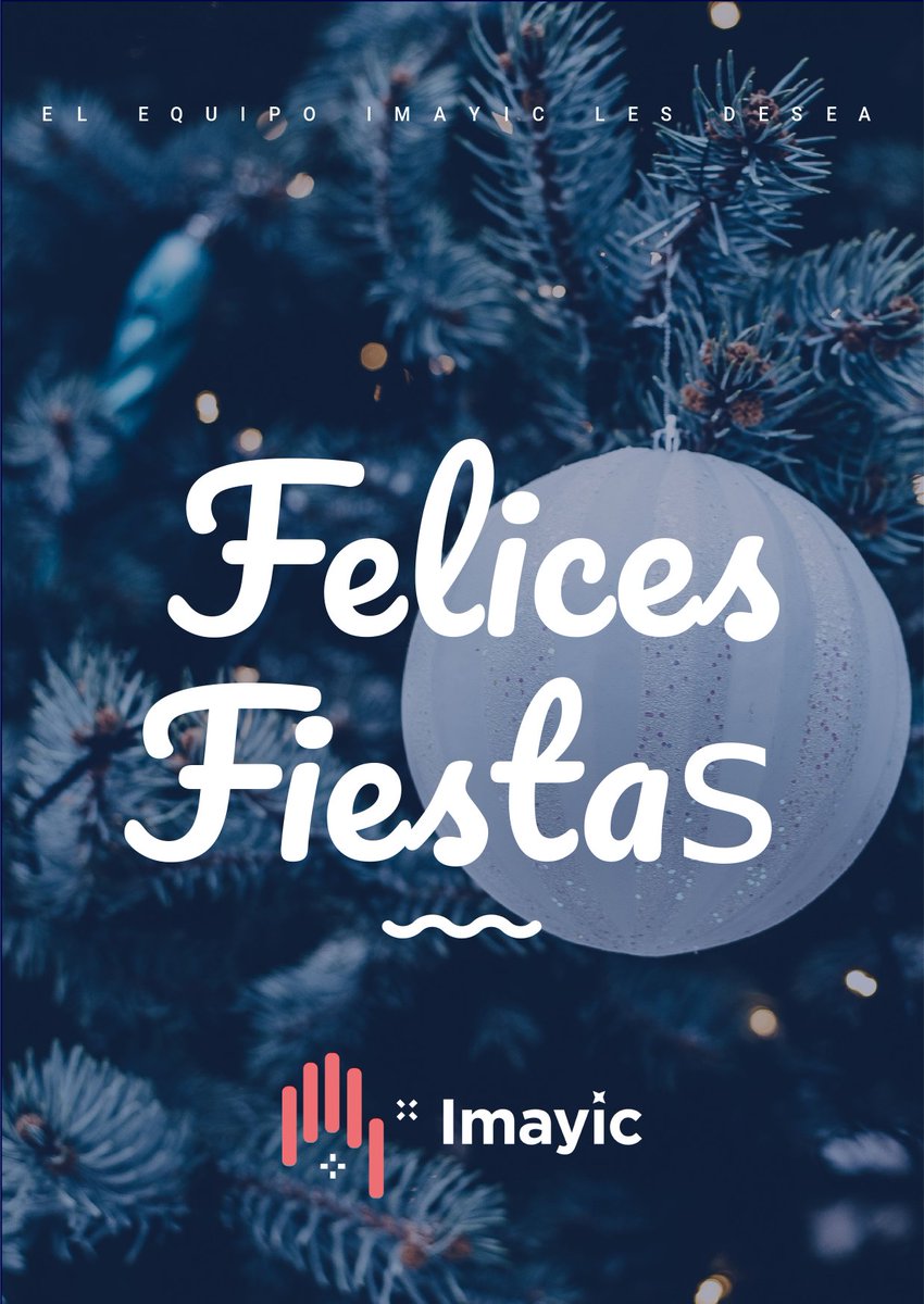 ImayicWorld's tweet photo. Hagamos que todos los días sean mágicos. 
¡Felices Fiestas te desea el equipo Imayic! 
#SigueTusSueños #HazQueLaMagiaSuceda https://t.co/P42yNppVsP