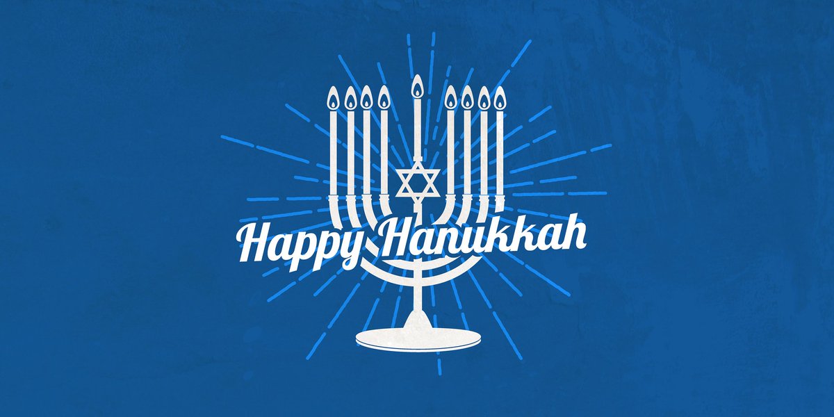 A very happy #Hanukkah to all those who celebrate! Have a joyous time with friends and family.