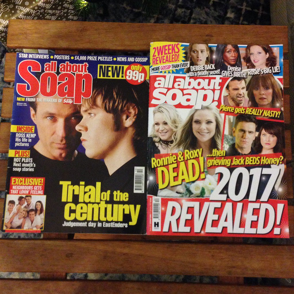 The first and last <a href="/allaboutsoapmag/">All About Soap Mag</a>. 1999 – 2016 👋