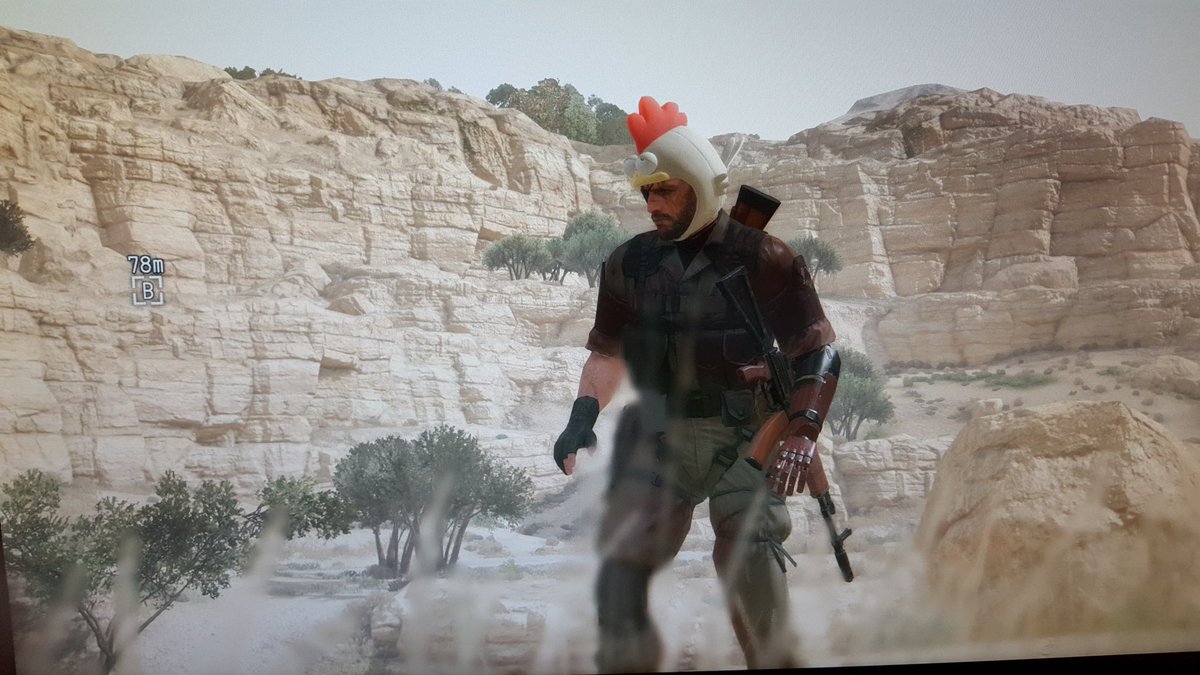 Pixel_Smut's tweet photo. 'Really looking forward to this festive fancy dress shindig, anyone know if Foghorn Leghorn actually carried a gun?' #MGS5 #PC #Pixel_Pimp https://t.co/KProypMSyt
