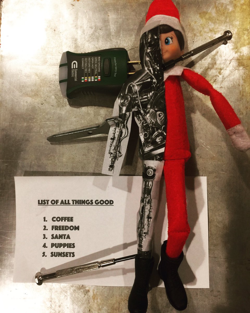 thealphacoffee's tweet photo. Rogue Elf - Xmas Story (Act 2)
RE is actually a Cyborg programmed to hate all things good - stay tuned... #minimystery #rogueelf https://t.co/LjJabiQOGa