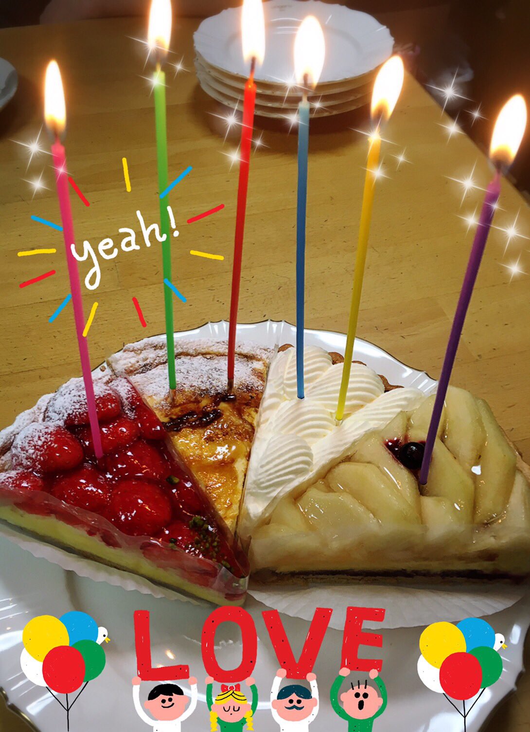 とどの 誕生日がクリスマスに近いと ケーキがクリスマス仕様になりがちなので あえて通常のタルトにしてもらいました O Frips のタルト どれもとっても美味しかったです T Co 0fmiv67mmc Twitter