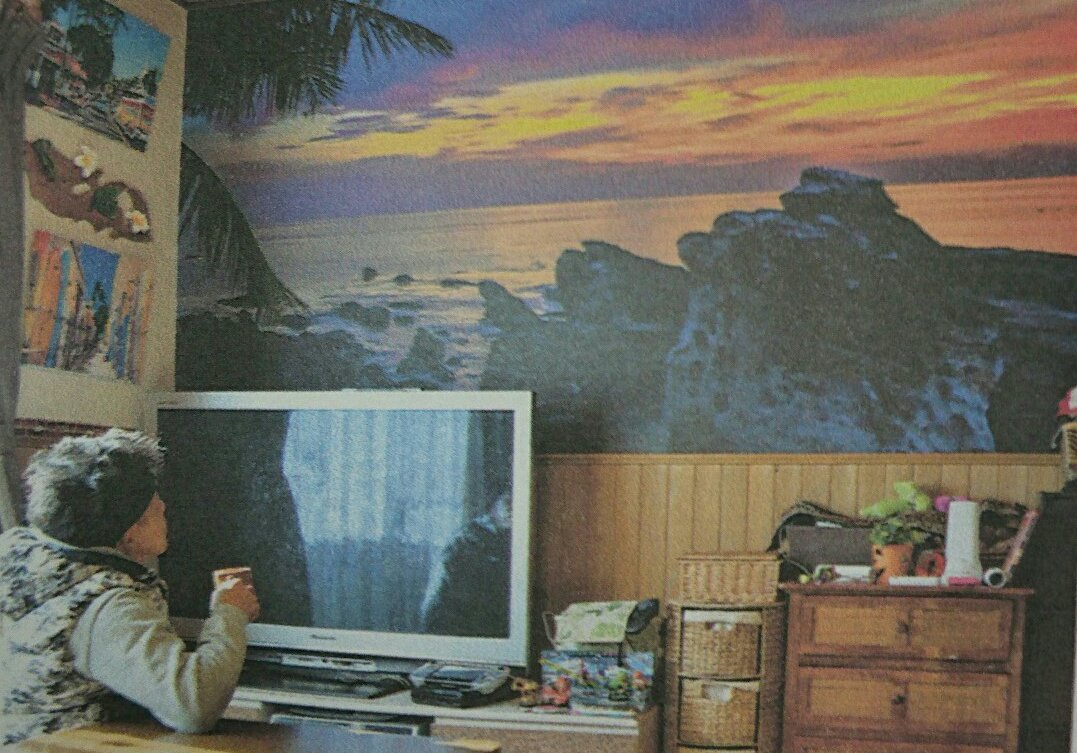 日経ｍｊ 次号のmj 眺めているのはバリ島の夕日 これは実景ではなく壁紙です キャンプ場の星空 カフェ風のレンガ柄 壁紙 のバリエーションが増え 張り替えを楽しむ人が増えています 135種類から壁紙を選べる賃貸物件も 手軽に部屋を別世界にしてみて