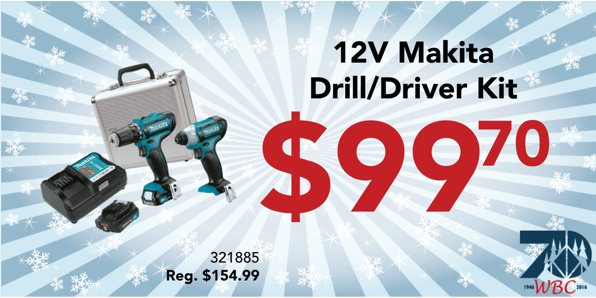 WBC_MT's tweet photo. Save up to 60% on the perfect tool for the do-it-yourselfer on your holiday list. Check out great deals now at WBC: https://t.co/qOHW3H35TU https://t.co/Odu6FT7RAS