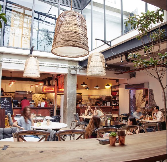 The Kitchen is perfect for meeting friends and family #Doce18ConceptHouse