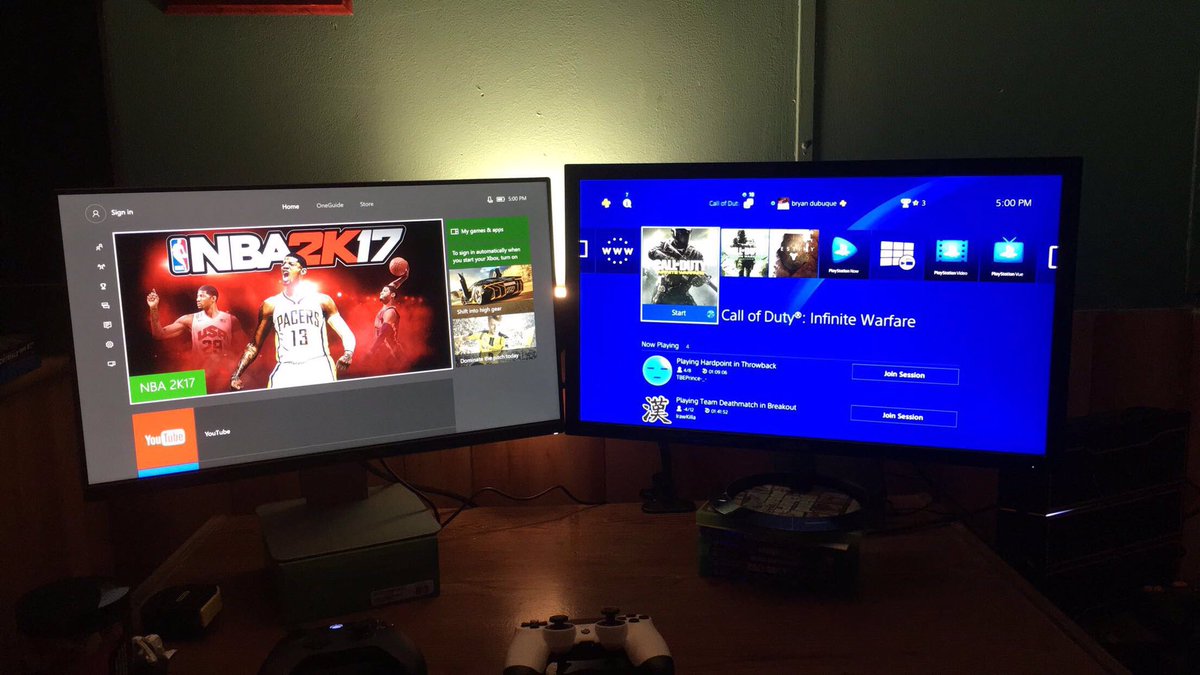 Dual setup finally! <a href="/SCUFSquad/">SCUF Squad</a> <a href="/ScufGaming/">SCUF</a> <a href="/ASTROGaming/">ASTRO Gaming</a>