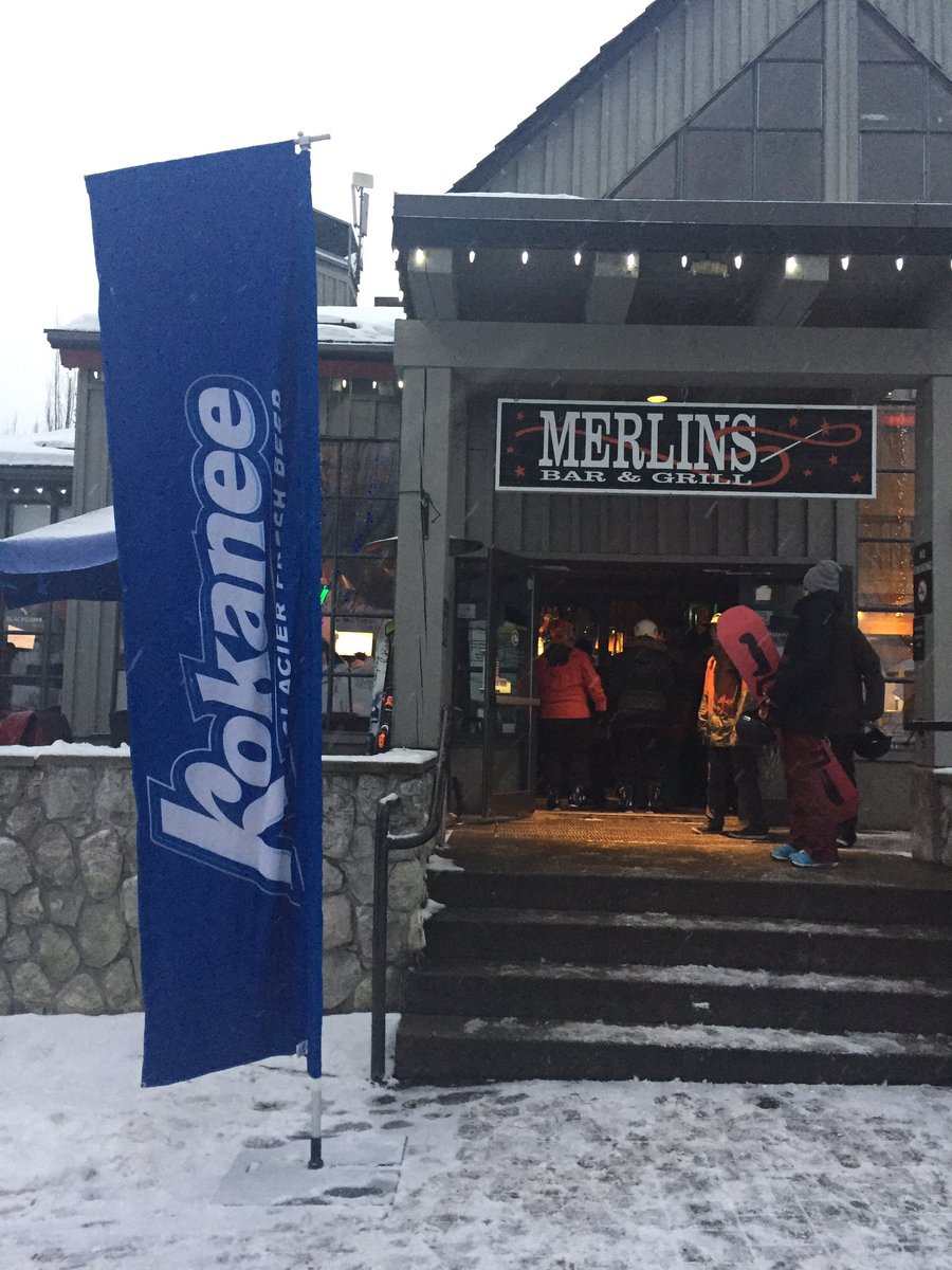 merlinsbar's tweet photo. Join us tonight ( & every Friday!) for our @KokaneeBeer Endless Après with @thehairfarmers | Playing 3:30-7:30pm #SkiEatApres #MerlinsBar https://t.co/hwEbxGTNB4