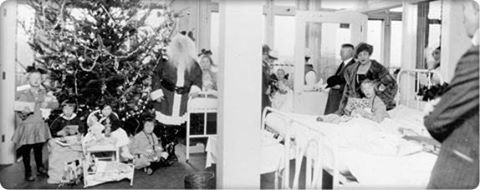 1930 Christmas at Children's Orthopedic