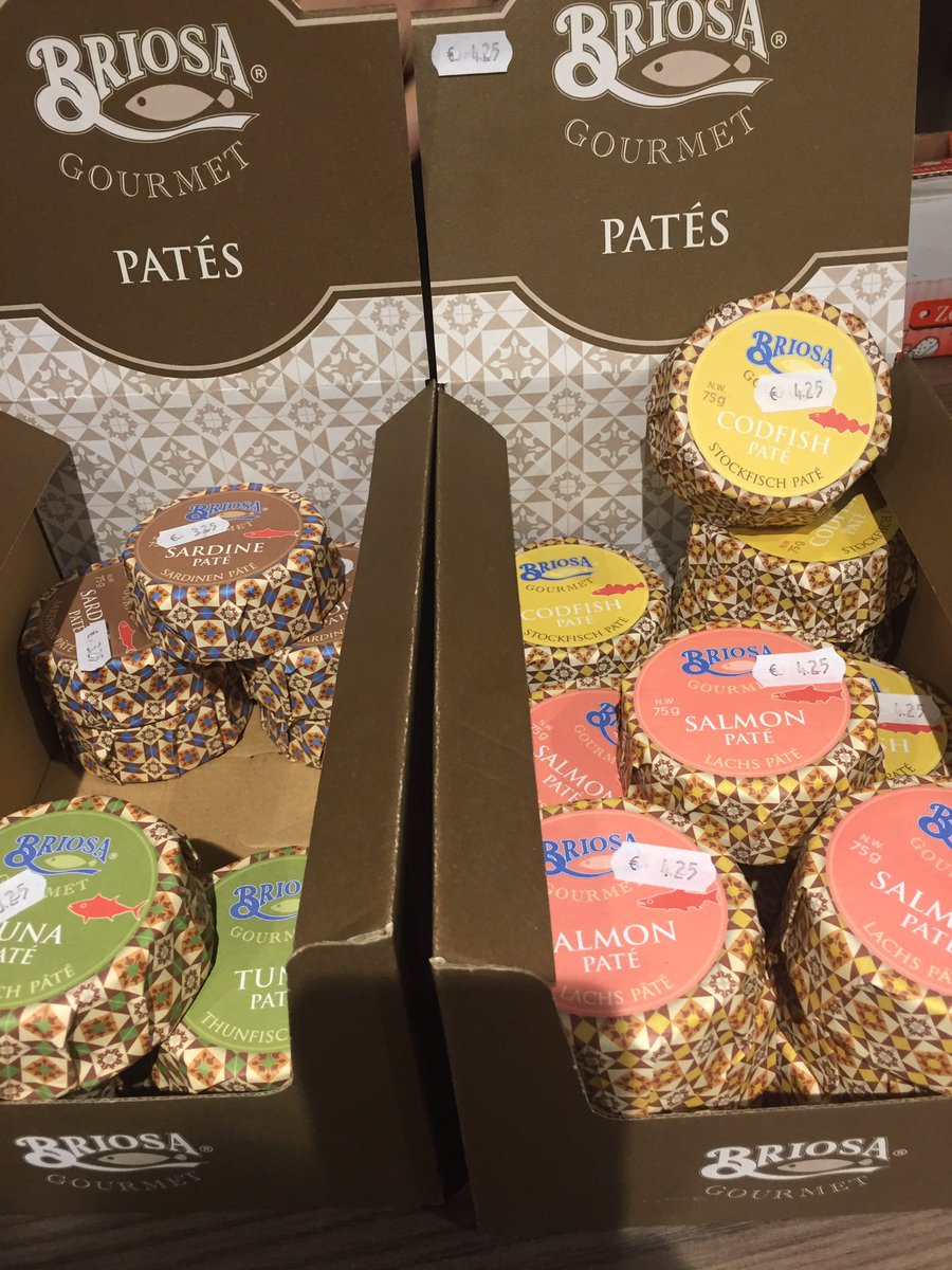 Heerlijke pate's : kabeljauw, tonijn, sardientjes en zalm!