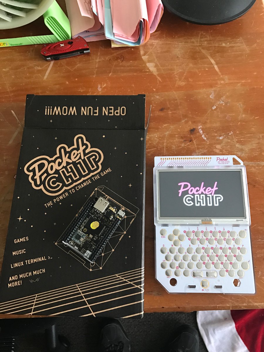 dlcoates1's tweet photo. @nextthingco got my #FreePocketChip! Now I just need to flash my alpha chip from the kickstarter to worth with it! Thanks guys! https://t.co/V07SLAf0dr