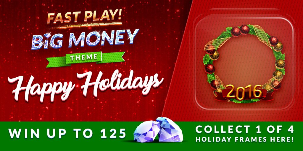 TheWheelGame's tweet photo. Play the Happy Holidays Fast Play for your chance to collect 1 of 4 holiday frames! Play Now! > https://t.co/dpyUIOW002 https://t.co/cpAcPE1mxG