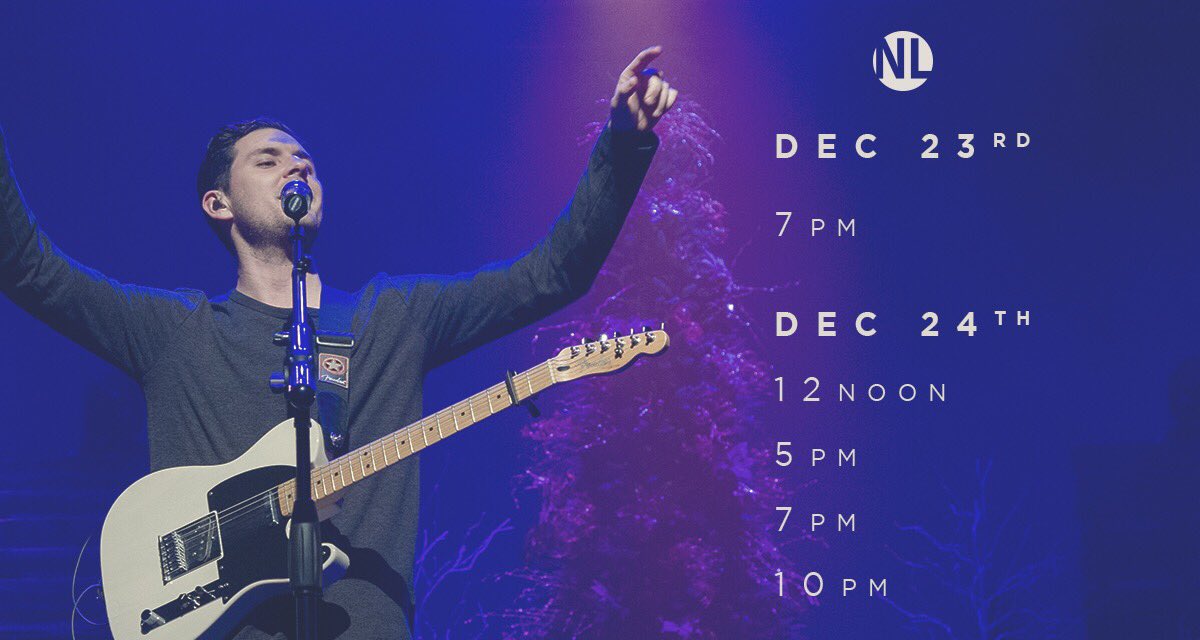 Christmas Eve services at <a href="/nlchurch/">New Life Church</a> starts tonight!