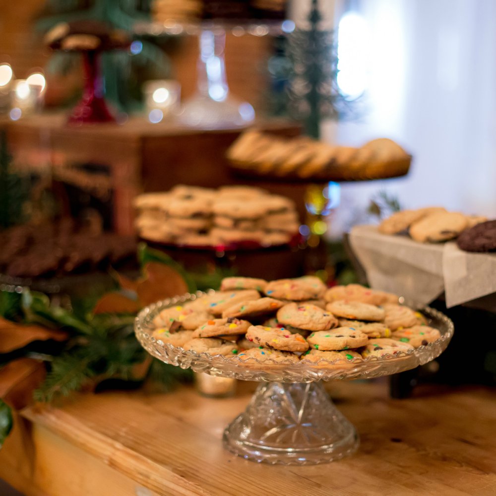 Stop in tomorrow and browse our case for your last minute holiday treat needs. We're open! #HolidayTreats #LaurenFisherPhotography