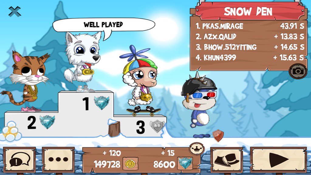 Syimisyimaro_'s tweet photo. Get on my level, son! #funrun2 #qalid #512Yiting #khun4399 https://t.co/mv1n4IP5RI