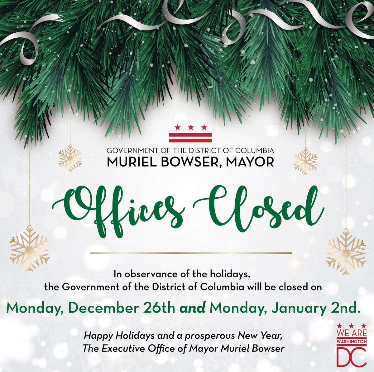 Mayor Muriel Bowser tweet media