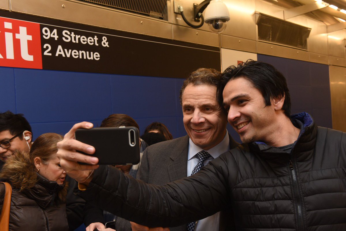 NYGovCuomo's tweet photo. So great to see so many people at tonight's open house on 96th St in NYC #2ndAveSubway https://t.co/1IlKaKOldR
