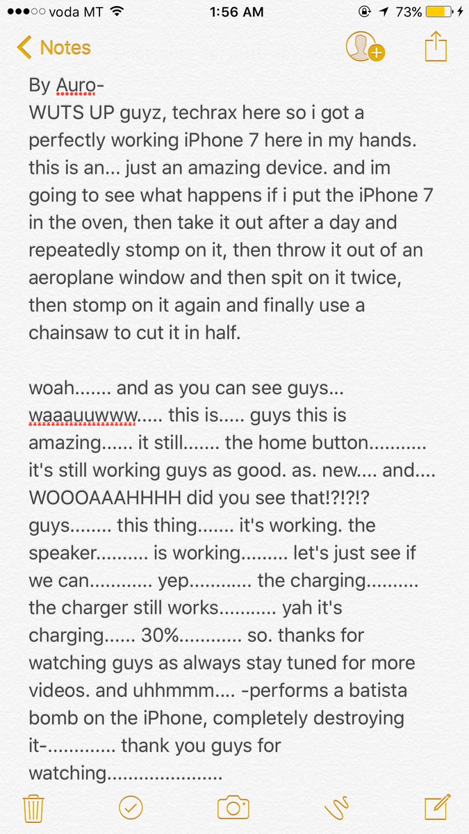 GTXAuro's tweet photo. .@TechRax enjoy. 😂 #iPhone #humor #techrax #youtube https://t.co/VCWDaPKFIQ