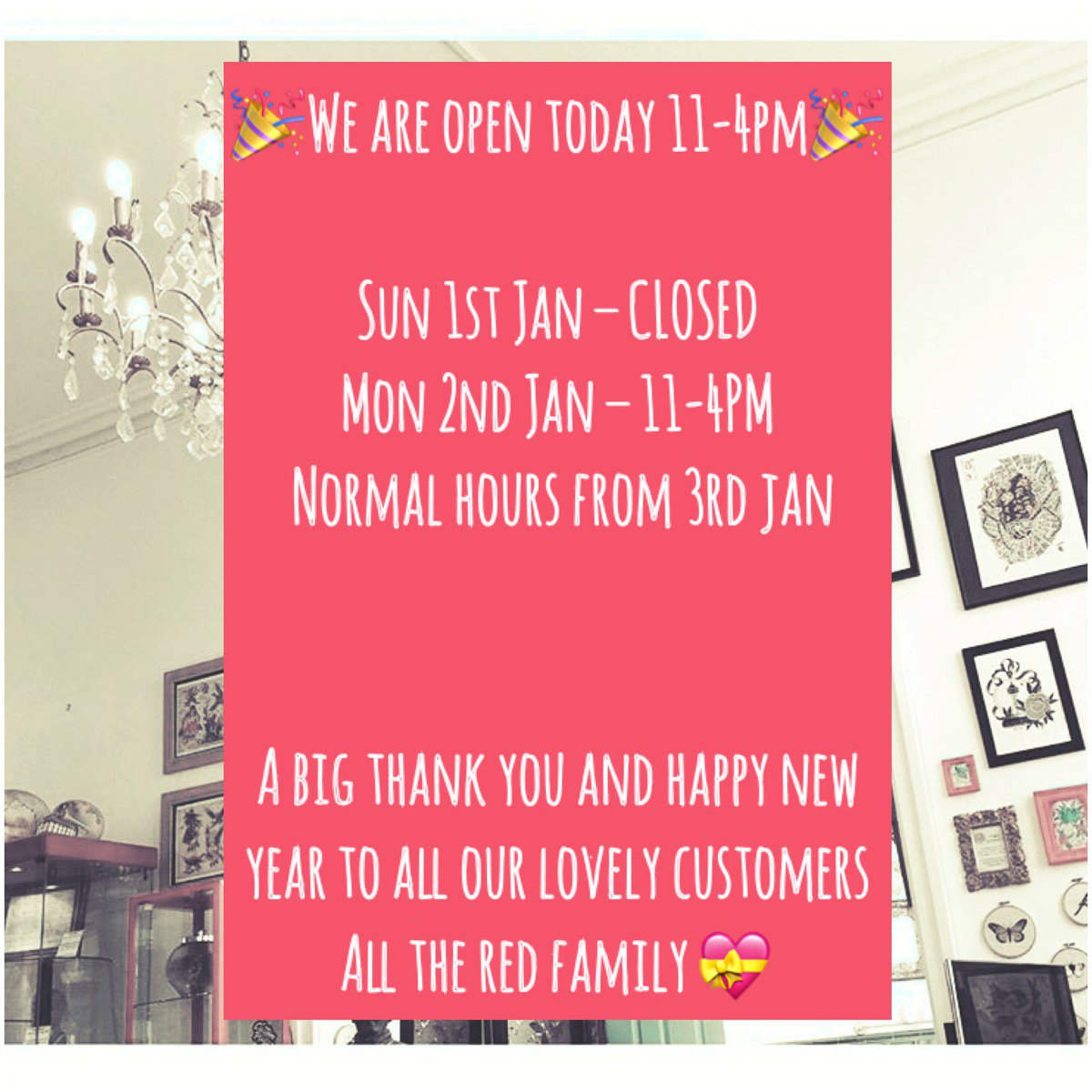 REDTATTOOLEEDS's tweet photo. New Years opening times! #leeds #leedscornex @leedscornex #leedspiercing #leedstattoo #calllane https://t.co/tiLHZSFyR3