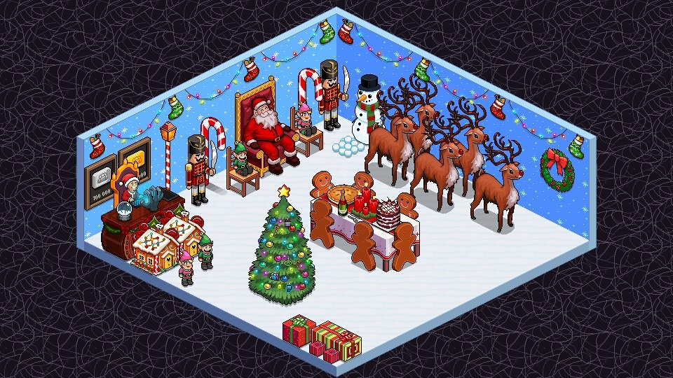 SrDjinn's tweet photo. @Outerminds i made this room for the festive dinner event. Why i neve gets a rank. I'ts so bad? :( https://t.co/5Z4Q4kV9kL