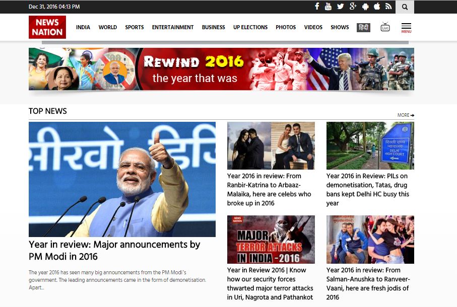 NewsNationTV's tweet photo. #Rewind2016: Log on to https://t.co/yJsQFYuSme … for a look back at the year 2016 #YearEnder2016 #yearend2016 #YearEnd @NewsNationTV https://t.co/zk605BF3N3