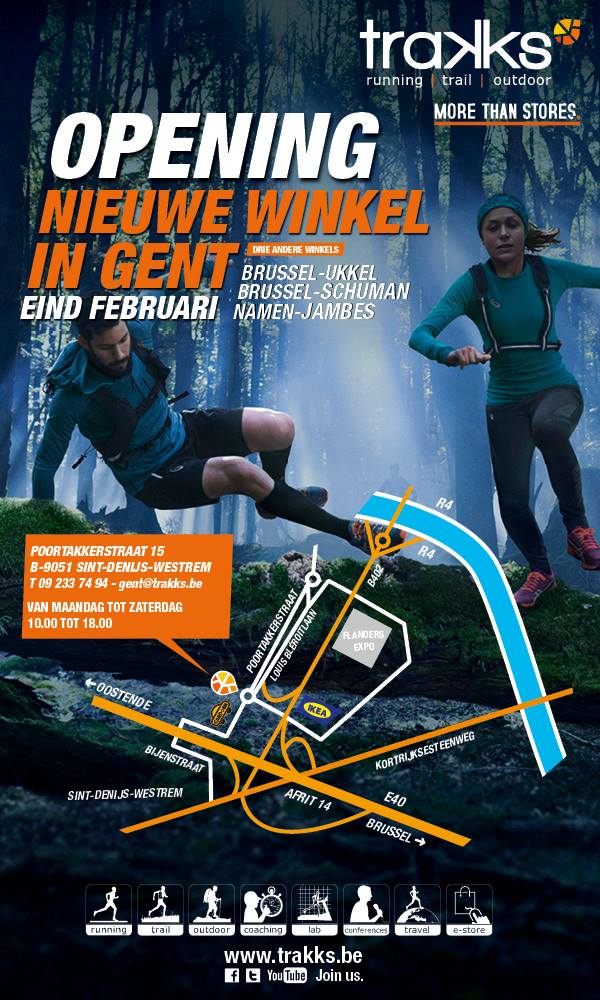 2017: #Compressport winkels zetten opmars verder. Vanaf half februari onze nr 1 in Benelux in Gent <a href="/TraKKsBelgium/">TraKKs</a> #Trail #Running #Outdoor