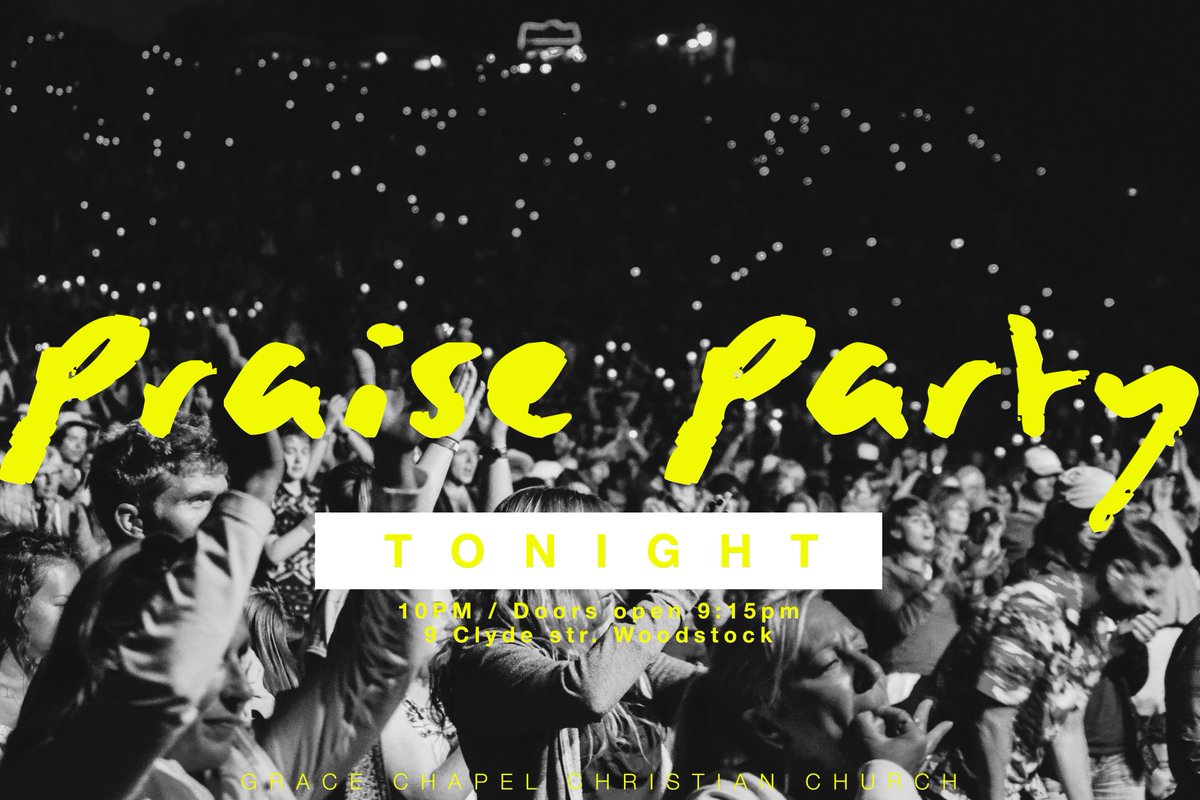 Join us tonight for our special end of year praise party as we enter 2017 🎉🎊.