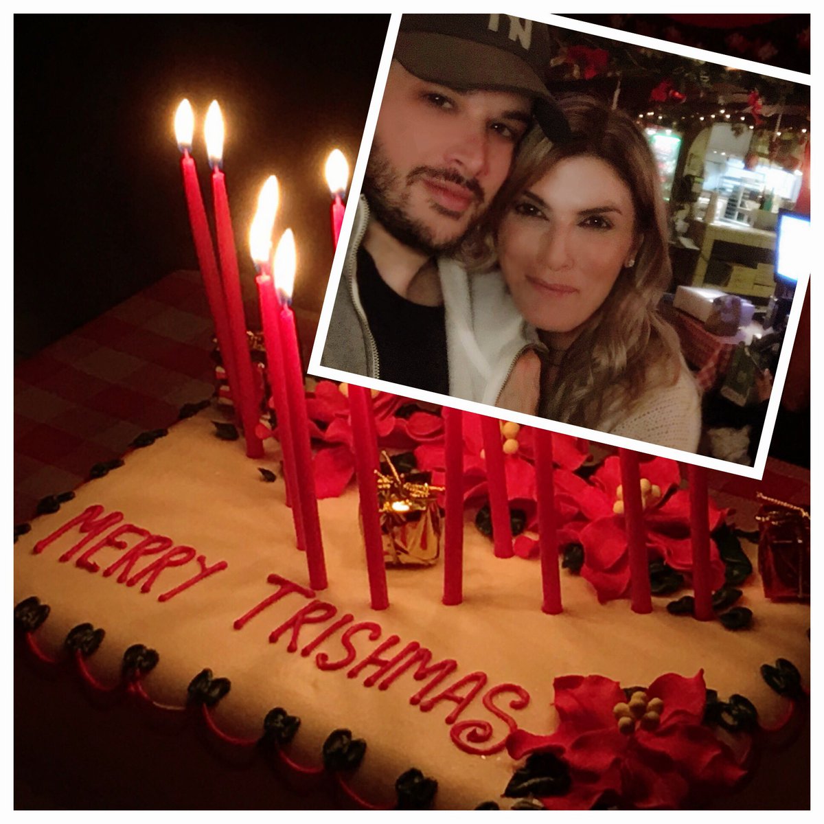 JoshSabarra's tweet photo. Have yourself a merry little #Trishmas. Happy #birthday, @TrishSuhr! #completehonesty https://t.co/G23WsfbqII