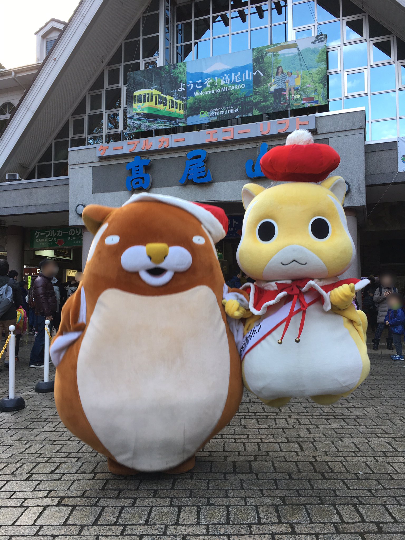 ムッちゃん 記憶も新しいクリスマス 高尾山 点灯式はまさか まさか 時間に間に合わなくて点灯しちゃったけどぉ 式になったむん ーwー 振り返るムササビ クリスマス 高尾山 T Co Wcrnyla0vz Twitter