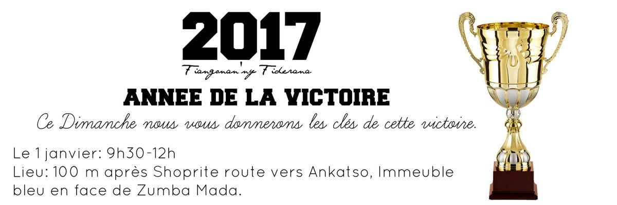 fideranachurch's tweet photo. L'année 2017 sera une " ANNEE DE VICTOIRE" pour toi. #2017Victoire https://t.co/VNcB25rgdW