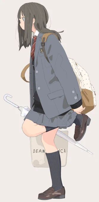 今年描いた高校生です 