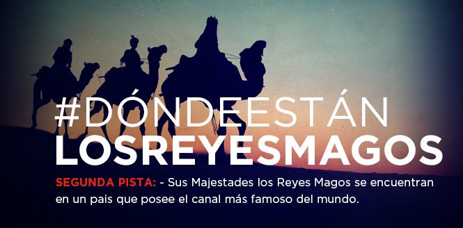ElMundoPromos's tweet photo. Encuentra hoy a los Reyes Magos adivinando la segunda pista. Participa en nuestro sorteo en: https://t.co/j0nF7CCRdD https://t.co/ZfT18dP53F