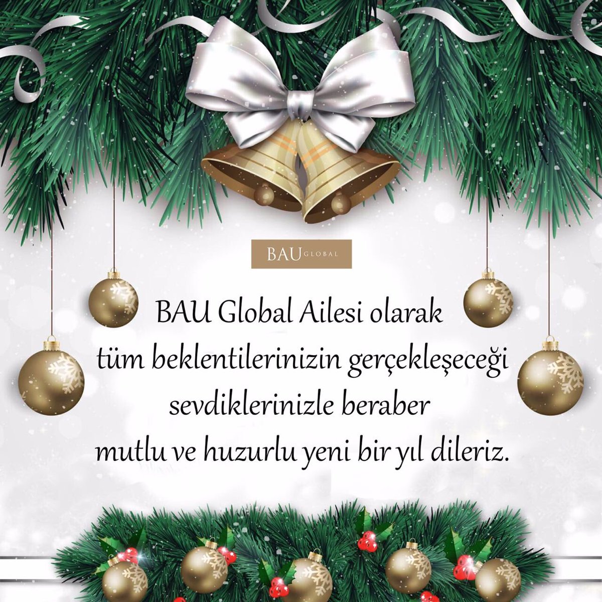BAU Global wishes you a happy and peaceful year. #happynewyear