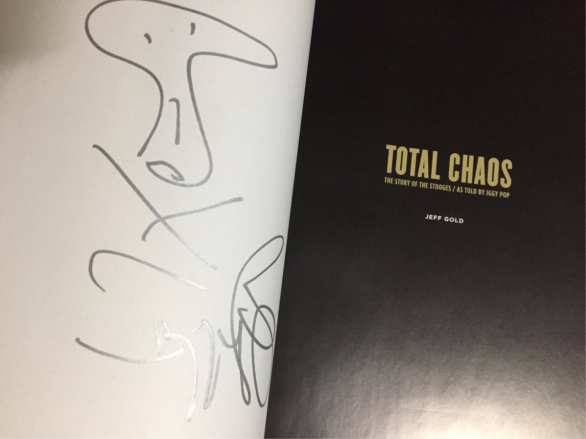 Iggy Pop:Total Chaos The Stooges 限定本サイン付