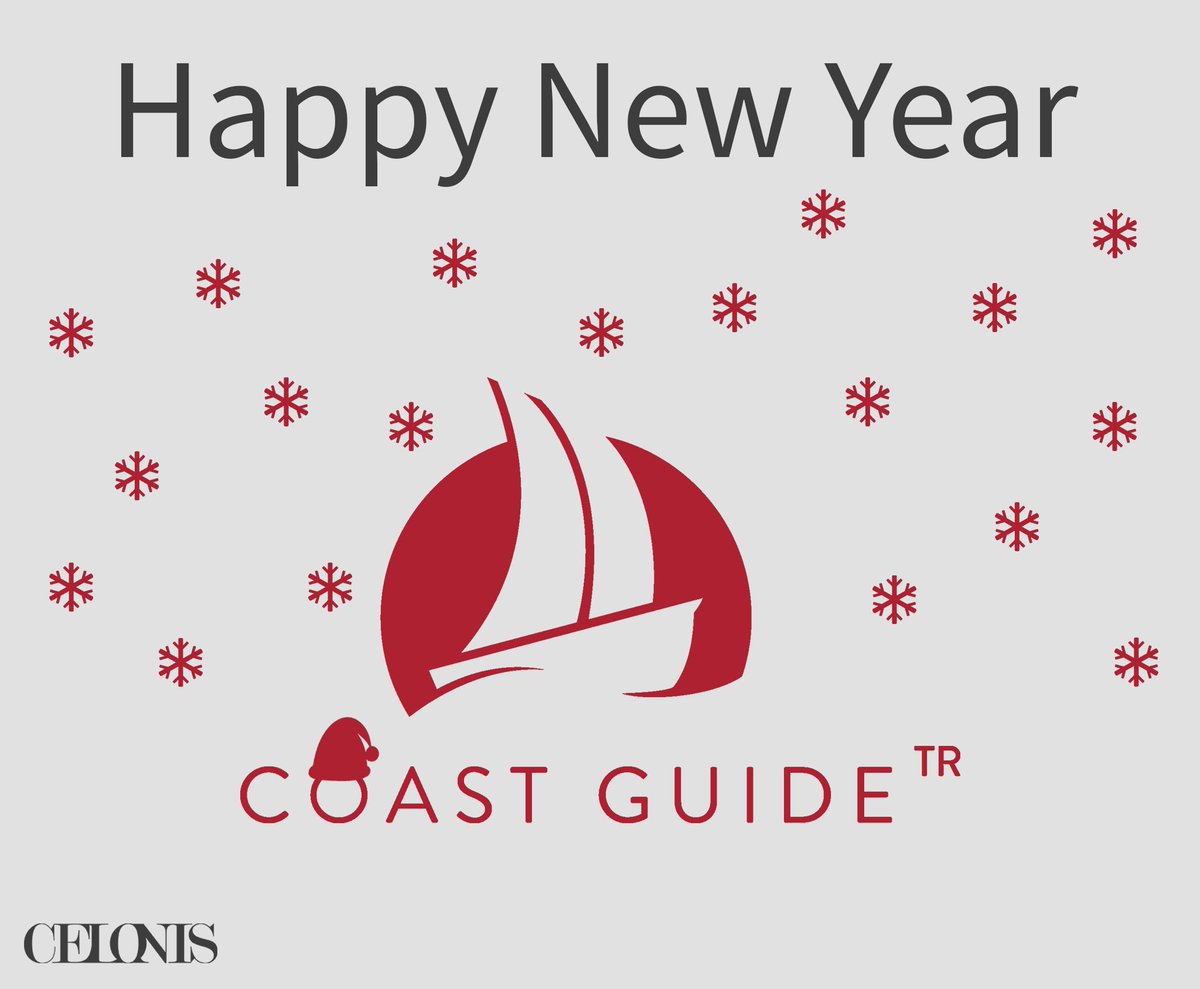 Happy New Year! Mutlu Yıllar! coastguidetr.com #happy #newyear #mutlu #yillar #coastguidetr