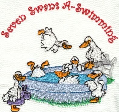 EnableCG's tweet image. The seventh day of Christmas
My true love sent to me
Seven swans a-swimming