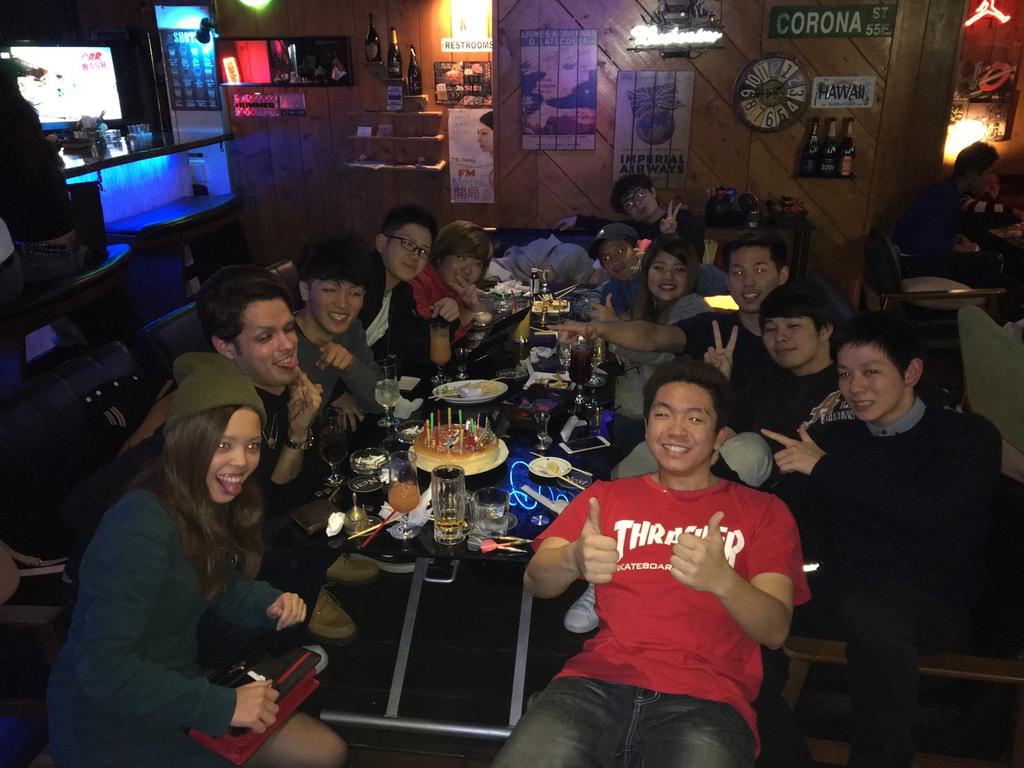 rumoi091126777's tweet photo. リオの送別会&amp;福祉忘年会🎊
この先、みんな生きていく上で
環境は違っても『仲間』という
ことに変わりはない
この学科に来て本当に良かった。
絶対、精神保健福祉士になる！！
とりあえず今から9時間バイトという
現実とぶつかってきます。 https://t.co/o04QzB6OLB